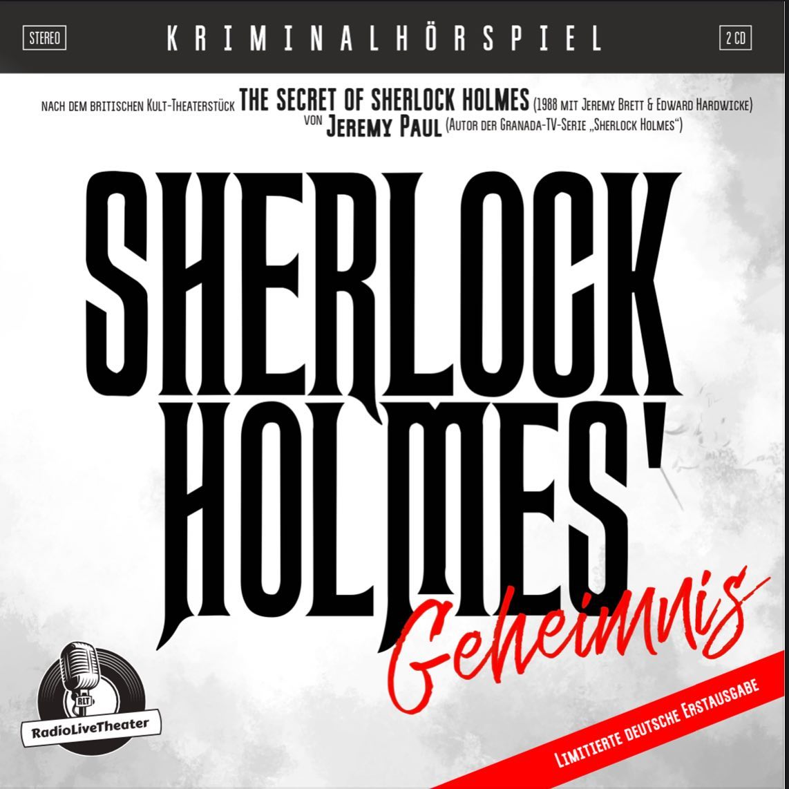 Nächste Woche Montag (21.11.) erscheint die deutschsprachige Erstausgabe des Hörspiels „Sherlock Holmes‘ Geheimnis“ auf Doppel-CD bei Pop.de! Die limitierte Sammler-Edition mit 2 CD’s, ca. 90 Min. & 8-seitigem Booklet kann jetzt schon zum Sonderpreis von 9,99€ bei Pop.de vorbestellt werden. Erstmals seit der Uraufführung des britischen Kult-Theaterstücks „The Secret Of Sherlock Holmes“ von Jeremy Paul (Inspector Barnaby) mit Jeremy Brett (My Fair Lady) als Sherlock Holmes und Edward Hardwicke (Tatsächlich… Liebe) als Dr. Watson bringt das RadioLiveTheater den Krimi exklusiv auf deutsch als Hörspiel-CD raus. Eine fesselnde Charakterstudie der Freundschaft zwischen zwei der berühmtesten Figuren der Literatur mit einer dramatischen Enthüllung. Mit Carolin Freund, Horst Peter Walz, Klaus Krückemeyer & Sebastian W. Wagner. www.RadioLiveTheater.de #radiolivetheater  #sherlockholmesgeheimnis #thesecretofsherlockholmes #jeremypaul #jeremybrett #jeremybrettismyfavorite #jeremybrettforever #jeremybrettisthebestsherlockholmes #jeremybrettsherlockholmes #edwardhardwicke #watson #drjohnwatson #drwatson #sherlock #sherlockholmes #sherlockian #sherlockfandom #sherlocked #sherlockians #sherlock_holmes #sherlocklives #sherlockfan #sherlockandwatson #granadatv #granada #kriminalhörspiel #deutschsprachigeerstausgabe #krimihörspiel #krimihoerspiel #keinmucks @radiolivetheater @sebastian_w_wagner @klauskrueckemeyer @carolin_freund @happyminchen @nyxomay @maja_rth